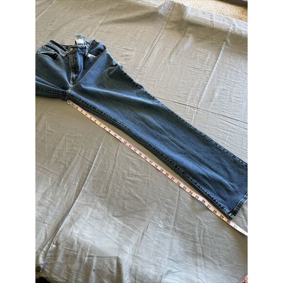 Vintage Y2K Levi's 550 Relaxed Boot Wide Leg Jeans Womens Size 12 Stretch 32x30 - Picture 8 of 10